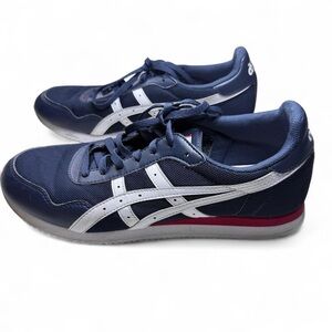 ASICS Navy and White Sneakers Tiger Runner II Mens 11